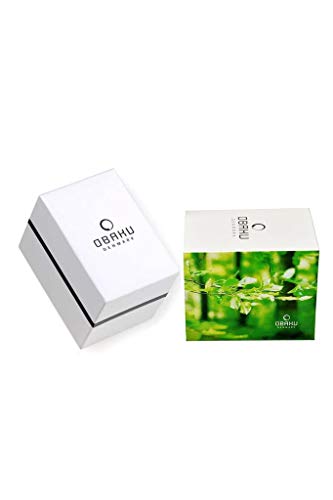 Obaku Dinamarca – Reloj de diseñador para Hombre, diseño clásico Pero Moderno, Elegante Caja de Acero de Oro Rosa, Correa de Malla de Acero Inoxidable, Modelo: Mark