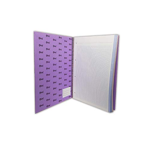 Ocean's Wave Bloc Microperforado DA4 70GR 160H 5x5 Colores Pastel