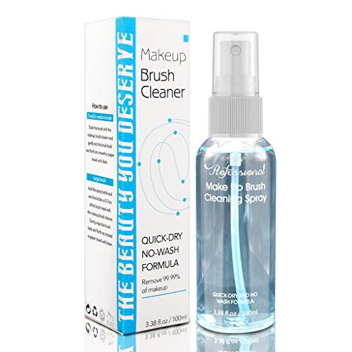 Ocobudbxw 100ml Limpiador de brochas de Maquillaje Spray Cosmético Limpieza Profunda Líquido de Secado rápido sin Lavado