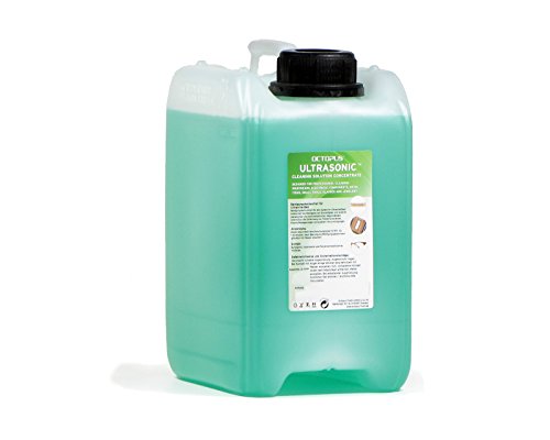 Octopus Limpiador Concentrado ultrasónico para la Limpieza de Joyas, Gafas, dentaduras, Metales Nobles y Cabezales de impresión en baño ultrasónico, 2,5 l