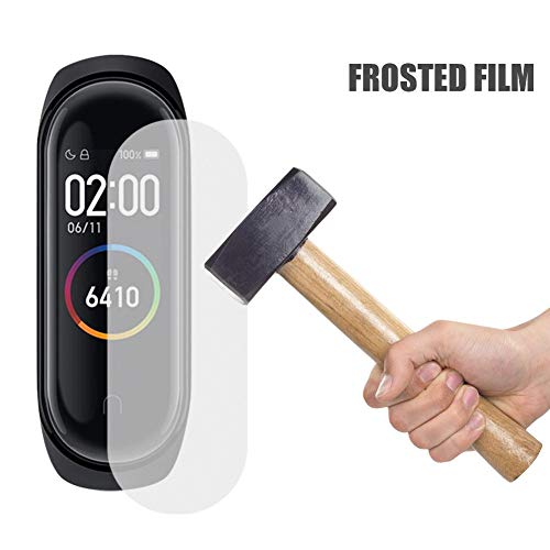 Oddity Protectores de Pantalla para Xiaomi Mi Band 4 - Protectores de Pantalla para smartwatch Película de Vidrio Templado Anti-Scratch Bubble Free - 5 PCS