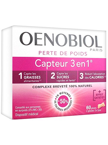Oenobiol pérdida de peso captador 3 en 1 - 60 cápsulas.