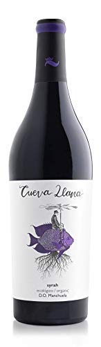 ¡OFERTA! // Cueva Llana Syrah Eco 2019, Vino Tinto Ecológico, DOP Manchuela, Caja de 6 botellas de 75cl