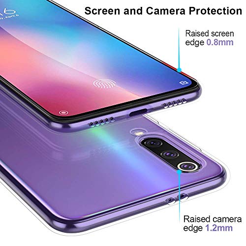Oihxse Compatible con Xiaomi Mi 6 Funda Cristal Silicona TPU Suave Ultra-Delgado Protector Estuche Creativa Patrón Protector Anti-Choque Carcasa Cover(Pereza A1)