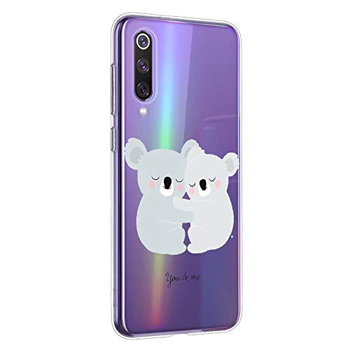 Oihxse Compatible con Xiaomi Mi 6 Funda Cristal Silicona TPU Suave Ultra-Delgado Protector Estuche Creativa Patrón Protector Anti-Choque Carcasa Cover(Pereza A1)