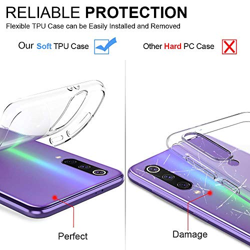 Oihxse Compatible con Xiaomi Mi 6 Funda Cristal Silicona TPU Suave Ultra-Delgado Protector Estuche Creativa Patrón Protector Anti-Choque Carcasa Cover(Pereza A1)
