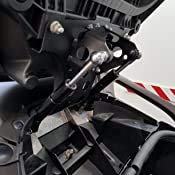 one by Camamoto par de amortiguadores de Asiento/Varilla para Soporte de elevación de Asiento Compatible con Yamaha 500 años 2008/2009/2010/2011 / 530cc año de 2012 a 2016 (Yamaha t-MAX 500/530cc)