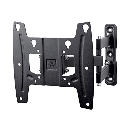 One For All WM4251, Soporte de pared para TV de 19 a 42” Giratorio 180° Peso máx. 30kg, Para todo tipo de TVs LED, LCD, Plasma, negra