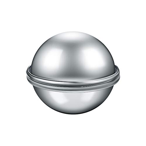 Onepine Bomba De Baño Moldes para Bomba de Baño de 16 Piezas 8 sets de 3 Tamaños Molde de Metal de Bricolaje para Bombas de Baño Caseras y crea tus Propios Fizzle (16 Piezas / 8 sets)