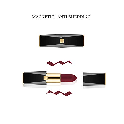 Onlyoily 6 tonos suaves de lápiz labial Sólido, coloración altamente pigmentada que proporciona una superficie mate de terciopelo,Barra de Labios Hidratante Mate Color Sensational (01)