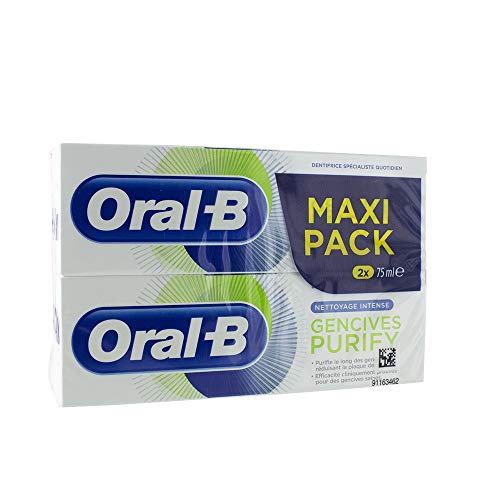 Oral-B Manual Purificar Encías Intensa Limpieza Pasta De Dientes 2 Unidades 150 ml