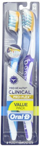 Oral-B Pro-Health Clinical Pro-Flex Medium cepillos de dientes, 2-Pack
