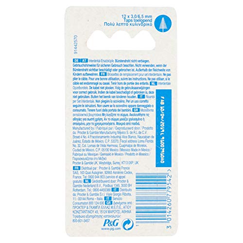 Oral - B - repuesto interdental manual pack cónico, 3 - 6, 5mm, pack de 3 (3 x 12 piezas)