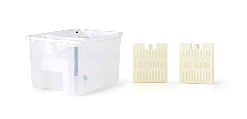 Orbegozo AIR 46 Climatizador evaporativo 3 en 1, 3 velocidades, temporizador, acumuladores de frío, depósito de 6 l, mando a distancia, silencioso, 55 W