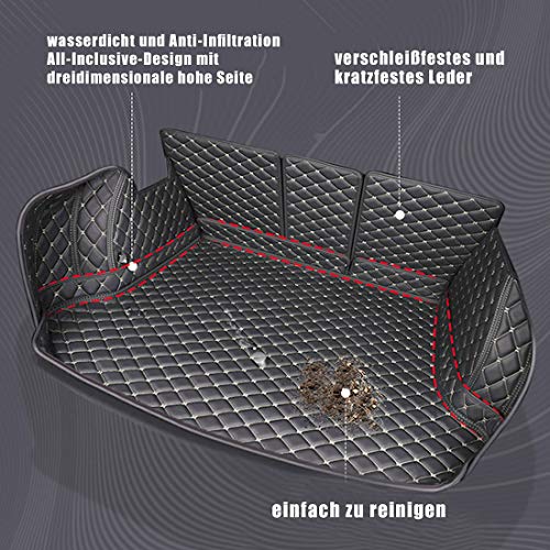 OREALTECH 3D Alfombrilla Protectora para Maletero Almohadilla de Bandeja XPE Cuero para Klasse GLC X253 C253 2016-2019