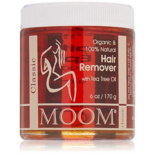 Organic Hair Remover, con aceite de árbol de té, clásico, 6 oz (170 g) - Moom