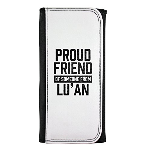 Orgulloso amigo de alguien de Lu'an cartera de cuero sintético