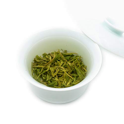 Oriarm 100g / 3.53oz Té Verde Chino Hojas Sueltas Laoshan Gree Tea - Cloud and Mist Tea Loose Leaf - Powerful Antioxidants Brew Hot or Iced Tea