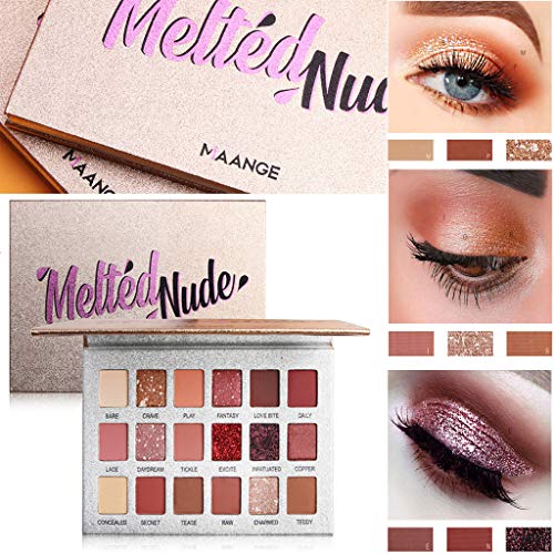 Original Huda Beauty la Nueva Piel Sombra de Ojos Paleta 18 Colores de Sombra de Ojos