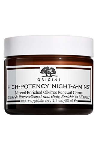 Origins High Potency Night-A-Mins – Crema rejuvenecedora no grasa de alta potencia, 50 ml