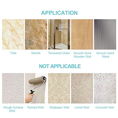 Orimade Adhesivo Estantes Cesta para Ducha Estanteria con 5 Colgadores Organizador Baño SUS304 Acero Inoxidable Sin Taladro - Pack de 3