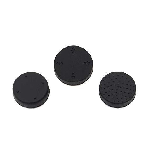 OTOTEC - Empuñaduras para Pulgar para Sony PS Vita 1000 y 2000 Slim (12 Unidades, Silicona), Color Negro