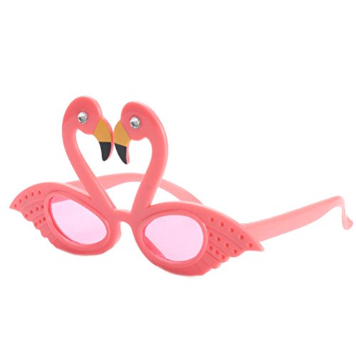 OULII Gafas de sol de Flamingo para gafas de sol Hawaiian Dance para Luau Summer Beach Party Favors