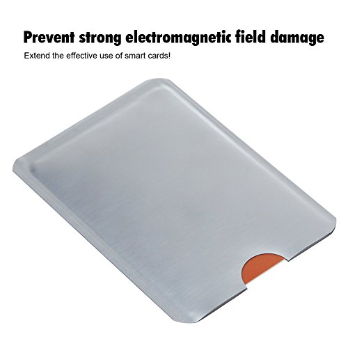 Owfeel Pack de 15 Bloqueo RFID Secure Credit Card Holder Identificación de tarjeta de crédito Anti-robo Protector de prueba de agua Titular seguro