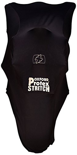 OXFORD Cubierta Protectora Protex prémium, elástica, de Ajuste, para Moto, de Interior, Color Negro, M