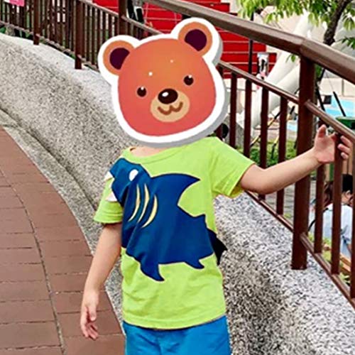 Oyoden Camisetas Manga Corta Niños Dibujos Animados Tops Bebé Verano Algodón Blusa 1-8 Años