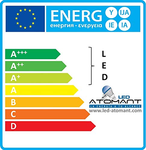 Pack 5x Perfil de Aluminio para Tira LED con Tapa Translucida. Tapones de los Extremos y clips de montaje Incluidos.…