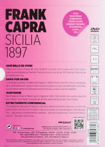 Pack Frank Capra 2012: ¡Qué Bello es Vivir! + Dama Por Un Día+ Juan Nadie + Estrictamente Confidencial [DVD]