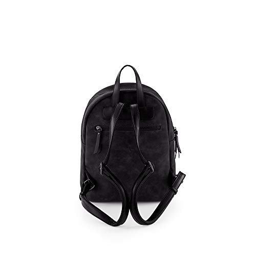 PACO MARTINEZ | Mochila para mujer mediano | Efecto desgastado | 33x30x13 | Negro