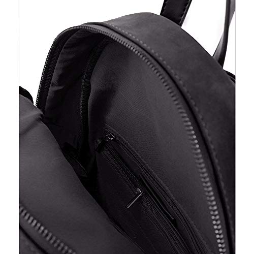 PACO MARTINEZ | Mochila para mujer mediano | Efecto desgastado | 33x30x13 | Negro