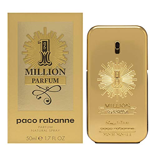 PACO RABANNE 1 Million Parfum 50ML VAPORIZADOR Unisex Adulto, AMARILLO, Estándar