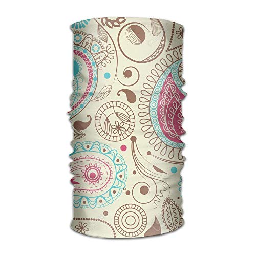 Paisley Kaleidoscope Headband Mask Multiuso Sports Hair Band Pañuelos Anchos para Yoga 50x25cm