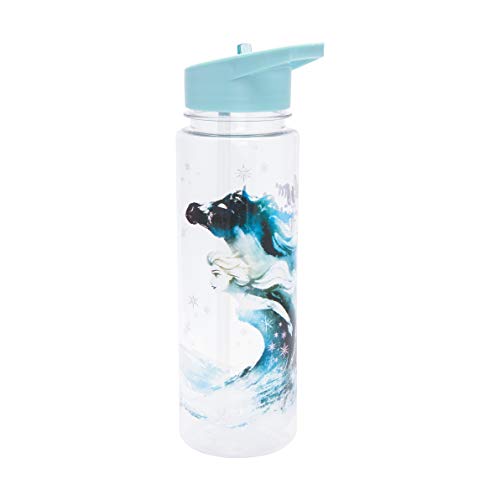Paladone 2 Botella de agua | Diseño a prueba de derrames y fugas | Perfecto para el hogar, la escuela y la oficina con licencia oficial de Frozen Coleccionable, Multi, 650 ml