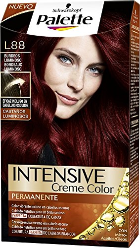 Palette Intense - Tono L88 Burdeos Luminoso - Coloración Permanente - Schwarzkopf