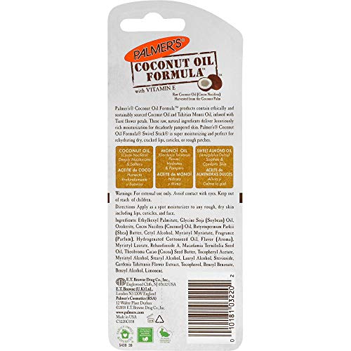 Palmers Cacao Manteca Coco Barra Giratoria, 14 g