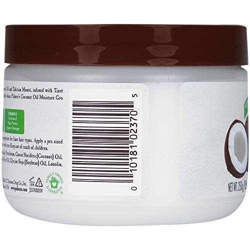 Palmer's Coconut Oil Formula Moisture Gro Shining Hairdress - acondicionadores (Mujeres, Curly hair, Hidratante, Brillo, Fortalecimiento, Coconut Oil, Vitamin E, Lanolin, Olive Oil)