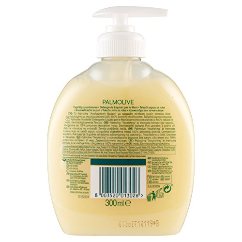 Palmolive Jabón Líquido Leche y Miel Dispensador – Paquete de 12 x 300 ml – Total: 3600 ml