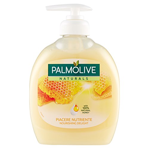 Palmolive Jabón Líquido Leche y Miel Dispensador – Paquete de 12 x 300 ml – Total: 3600 ml
