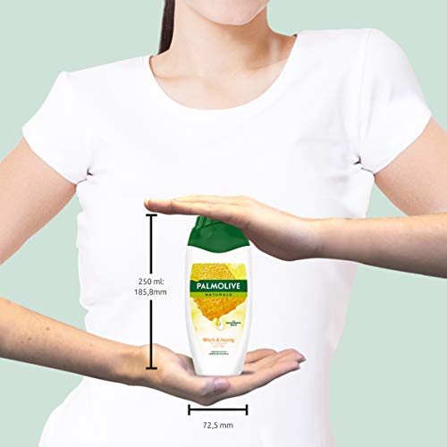 Palmolive Naturals Gel de Ducha Leche & Miel, pack doble, 2 x 250 ml