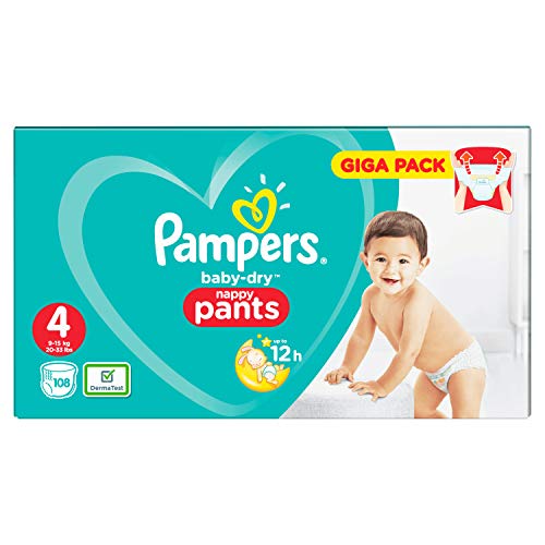 Pampers 81681812 - Baby-dry pants pantalones, unisex