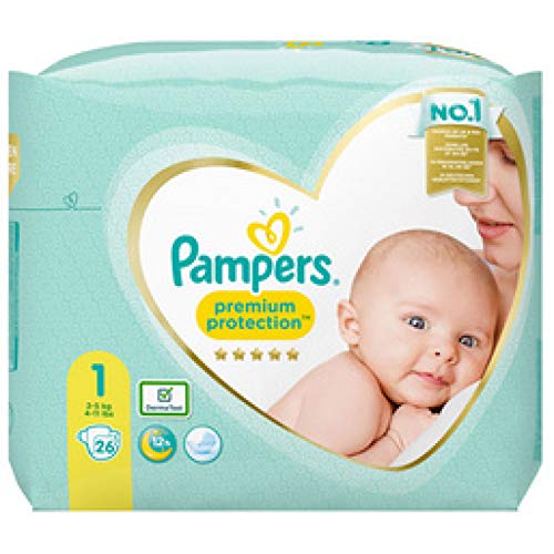 Pampers Premium Protection - Pañales (talla 2, 32 pañales, 4-8 kg, 646 g)
