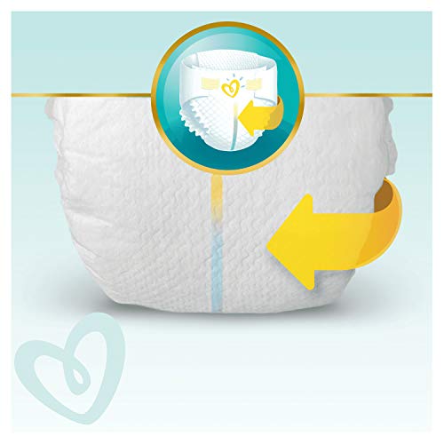 Pampers Premium Protection - Pañales, tamaño 4, 9 kg-14 kg, paquete doble (1 x 60 pañales)