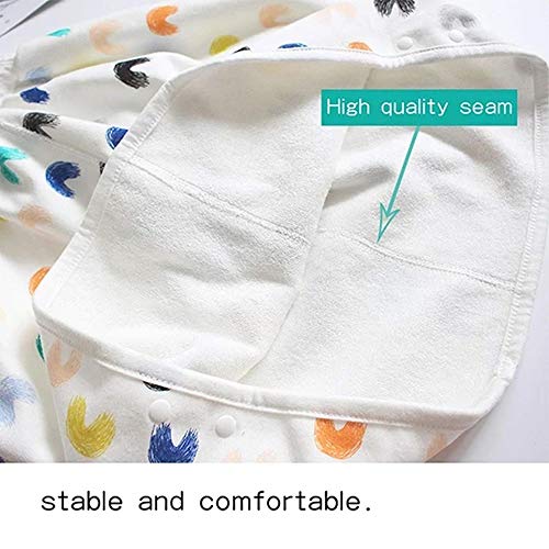 Pañal de Natación para bebes Pantalones de entrenamiento Faldas de pañal de tela Pantalones cortos impermeables para niños para bebés niños niñas (M, B)