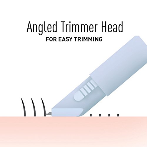 Panasonic ES246AC - Perfilador para la zona de bikini de mujeres con diseño compacto y portátil, y configuración de recorte ajustable, funciona con pilas