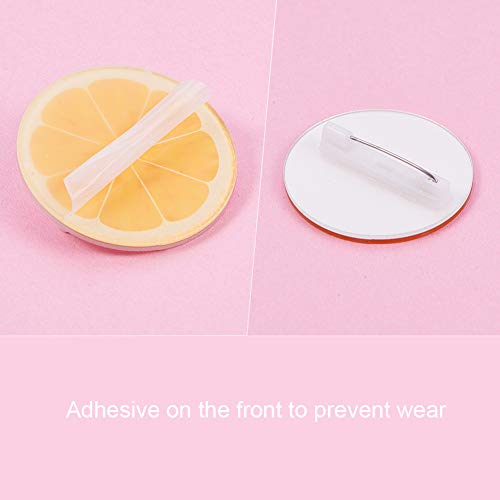 pandahall Elite - Juego de 20 broches de acrílico con pasador de hierro para decoración de bolsas de ropa, colores variados