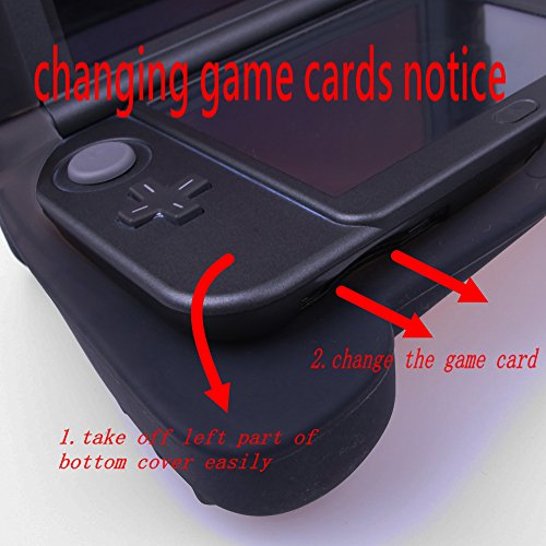 Pandaren® silicona mano agarre Fundas Protectores para NEW 3DS XL (no para la versión antigua 3DS XL)